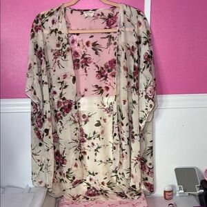 Floral Sheer Kimono
